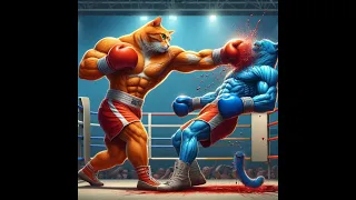 Boxer Cat Champion Phase | Part-1#cat #cats #catlover #aistory #shortsviral #poorcat #poorkitten #ai