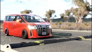 Mobil vs Speedbump #6 - BeamNG Drive