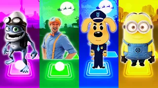 Crazy Frog - Blippi - Sheriff Labrador - Minions - Tiles Hop EDM Rush