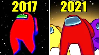 Evolution of Among Us (2017-2021)