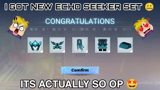 I GOT NEW ECHO SEEKER SET 😎 ITS ACTUALLY BEST F2P SET NOW IN SKYBLOCK BLOCKMAN GO