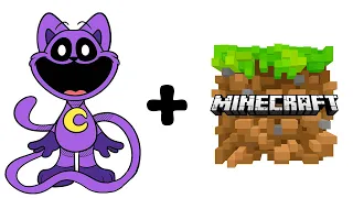 CATNAP + MINECRAFT = ???| Challenge To Combine Characters Poppy Playtime Chapter 3