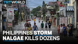 Dozens dead as tropical storm Nalgae lashes the Philippines' south