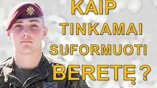 Kaip tinkamai suformuoti beretę?