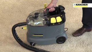 How to clean carpets with the Karcher Puzzi 8/1 C