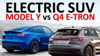 Audi Q4 E-TRON vs Tesla MODEL Y: Which All-Electric SUV is Better?