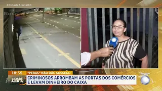 “PEBAS” NÃO DÃO SOSSEGO: CRIMINOSOS ARROMBAM AS PORTAS DOS COMÉRCIOS E LEVAM DINHEIRO DO CAIXA