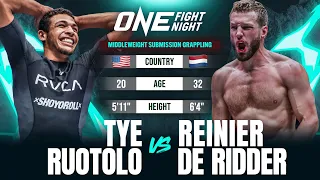 BJJ Prodigy vs. MMA Superstar 🥋 Tye Ruotolo vs Reinier De Ridder