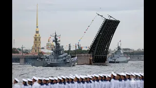 ПАРАД КО ДНЮ ВОЕННО МОРСКОГО ФЛОТА В Санкт-Петербурге 2021 года Прямой эфир!