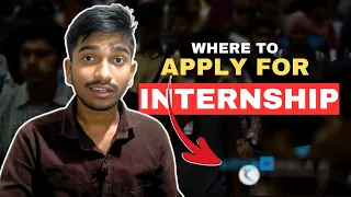 Where to apply for an internship🤔 | Which platforms are best to apply for an internship🙌  #coding
