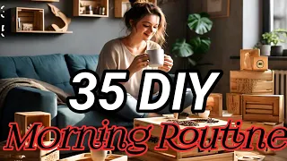 Morning routine life hacks|| 35 diy projects you need to try