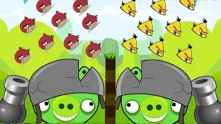 Angry Birds Cannon Collection 1 - BLAST PIGGIES WITH 100 BIRDS AND STONE!