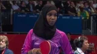 Women's Table Tennis Singles Preliminary Round - Brazil v Djibouti | London 2012 Olympics