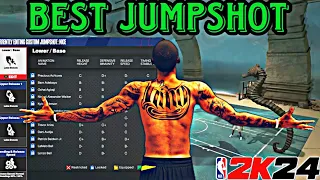 *NEW* BIGGEST GREEN WINDOW JUMPSHOT IN NBA 2K24!!! NEVER MISS A JUMPSHOT AGAIN!!
