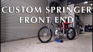 Custom Building a Chopper Springer Front End | Purpose Built Moto