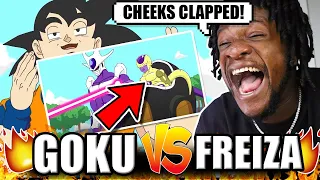 Goku vs Frieza RAP BATTLE! (REACTION)