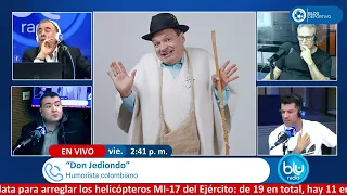 Don Jediondo y José Ordoñes en Blog con la tiradera en la final del fútbol profesional colombiano