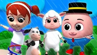 Дождь дождь уходи | Русские детские песни | Детские стишки | Rain Rain Go Away | Kids ABC TV Russia