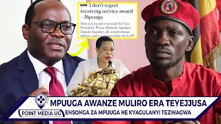 MPUUGA; "SEJUSA KUTWALA SSENTE 500M" LUNO OLUTALO TERUNAGWA MPUUGA AZEEMU BOBI WINE KU BYE LONDON.