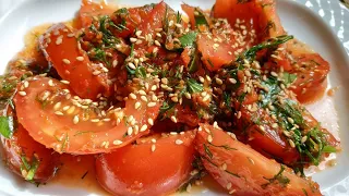 Вкусная закуска из помидоров.Делайте сразу много | Delicious tomato appetizer