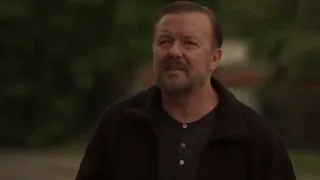 Ricky Gervais Throws Cactus Through Car Window Afterlife Season 3