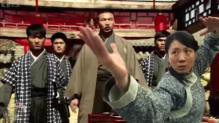 1 vs 5!Japanese samurais fight against a girl,only to be totally defeated by her top martial skills.