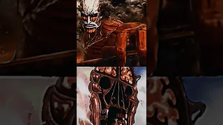 colossal Titan X Rod reiss titan vs all titan's #anime #shorts