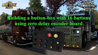 Building button box with 16 buttons using zero delay encoder board