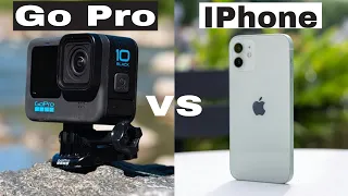 GoPro Vs IPhone🔥| GoPro Hero10 Vs IPhone12💥|