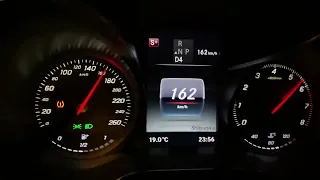 Mercedes Benz W205 Coupe C300 4matic acceleration przyśpieszenie vmax prędkość maksymalna top speed