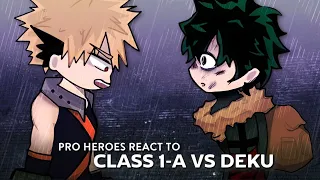 [🇷🇺/🇬🇧] Pro Heroes React To Bakugou's Apology  | Class 1-A VS Deku | Gacha React | Mha React | GCRV