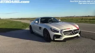 [4k] Full acceleration RennTECH Mercedes-AMG GT S Flaps open in Ultra HD