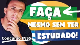 Concurso INSS pode ser uma grande oportunidade, mesmo que você ainda não tenha começado a estudar!