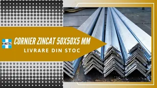 Cornier zincat 50x50x5 mm - livrare din stoc