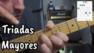 Como Hacer Acordes de Triadas Mayores para GUITARRA - Desde Cero Parte 1