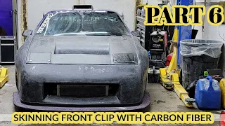 Skinning custom widebody in carbon fiber! part 6