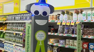 Marty, grocery store robot, celebrates 1st birthday