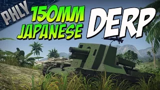 150MM JAPANESE DERP TANK - Ho-Ro (War Thunder 1.65 Tank Gameplay)