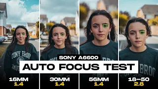 Sigma 18-50mm vs Sigma Primes. Auto Focus Test (Sony A6600)