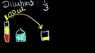 Dilutions in clinical chemistry; example problem