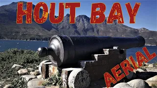 Hout Bay town, beach and aerial video, Cape Town, Western Cape, South Africa