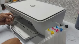Cómo instalar Sistema Continuo a una impresora HP DeskJet 2775 Instalación del Sistema de Tinta hp