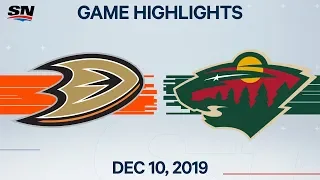 NHL Highlights | Ducks vs. Wild – Dec. 10, 2019