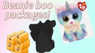 UNBOXING MY FIRST BEANIE BOO PACKAGES!!!