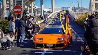 When the V12 Squad Rolls Up and Shuts Down Japan’s Biggest Car Show