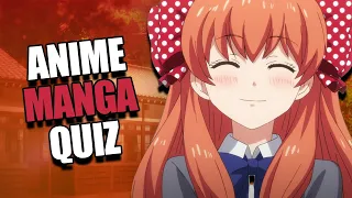 GUESS THE ANIME FROM THE MANGA PANEL #1 | 🟠Anidojo Anime Quiz