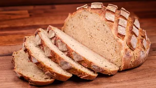 How to Make Delicious Cold Fermented Farmer's Bread I No-Knead Recipe