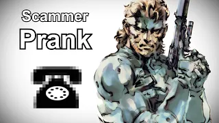 Solid Snake Calls Tech Support Scammers - Metal Gear Prank Call