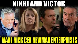 Nikki and Victor consider making Nick CEO of Newman Enterprises The Young And The Resltess Spoilers