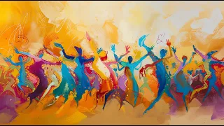 Colors of Joy: Abstract Art & Uplifting Tunes to Brighten Your Day